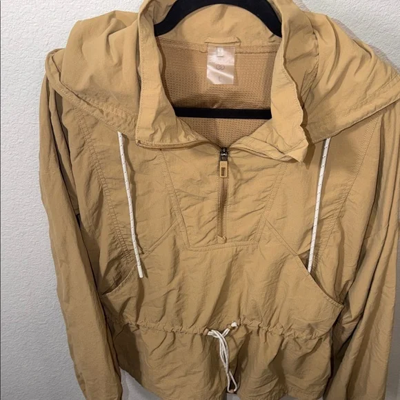 CALIA Women's Tan Utility Anorak with Drawcord Waist - Picture 5 of 14